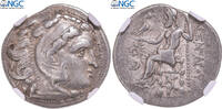 Drachme Monnaie, Thrace, Lysimaque, Colophon, Gradée, NGC, VF -