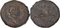 Æ Drachm Monnaie, Égypte, Hadrien, Alexandrie, Bronze -