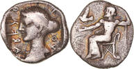 Hémidrachme Arcadie, Tegea, Argent, SNG-Cop:Suppl.274 -