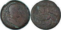 Drachm Monnaie, Égypte, Hadrien, Alexandrie, Bronze -