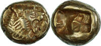 1/3 Statère Lydie, Alyatte Ier, Sardes, Electrum -