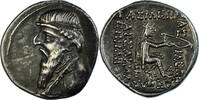 Drachme Monnaie, Royaume Parthe, Mithridates II, Rhagae -