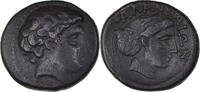 Æ Monnaie, Thessalie, 4-3ème siècle BC, Phalanna, Bronze, HGC:4-175 -