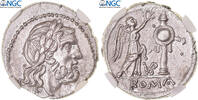 Victoriat Atelier incertain, Argent, NGC, Crawford:95/1 -