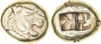 1/3 Statère Lydie, Alyatte Ier, Sardes, Electrum -