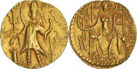 Dinar Monnaie, Kushan Empire, Vasishka, mint in Gandhara, Or -