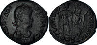 Follis Monnaie, Arcadius, Constantinople, Cuivre -