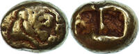 1/6 Stater Lydie, Alyatte Ier, Sardes, Electrum, NGC -