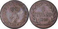 États italiens Soldo Monnaie, LUCCA, Lucques, Cuivre, KM:A34 -