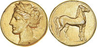 Statère Zeugitana, Carthage, Electrum -
