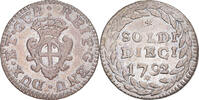 États italiens 10 Soldi Monnaie, GENOA, Genoa, Billon, KM:247.2 -