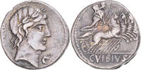 Denier Monnaie, Vibia, Rome, Argent, Crawford:342/5 -