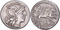 Denier Monnaie, Maiania, Rome, Argent, Crawford:203/1a -