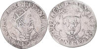 France Teston Monnaie, François Ier, Toulouse, 25e type, Argent -