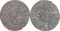 France Denier Tournois Louis XIII, Bordeaux, Cuivre, CGKL:300b4 -