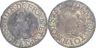 France Denier Tournois Monnaie, Louis XIII, Lyon, Cuivre -