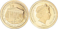 Îles Salomon Dollar Monnaie, Elizabeth II, Le temple d'Artémis -