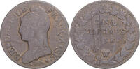 France 5 Centimes Monnaie, Dupré, Lille, Cuivre, Gadoury:126a -