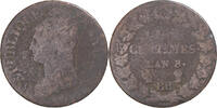 France 5 Centimes Monnaie, Dupré, Strasbourg, Cuivre -