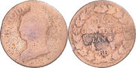 France 5 Centimes Monnaie, Dupré, Strasbourg, Cuivre, Gadoury:126a -