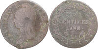 France 5 Centimes Monnaie, Dupré, Metz, Cuivre, Gadoury:126a -