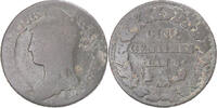 France 5 Centimes Monnaie, Dupré, Metz, Cuivre, Gadoury:126a -