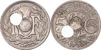France 5 Centimes Monnaie, Lindauer, Paris, Trou Décentré -