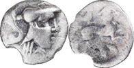 Denier Monnaie, Aulerques Cenomans, Le Mans, Argent -
