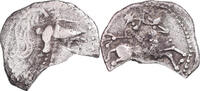 Denier Monnaie, Aulerques Cenomans, Le Mans, Argent -