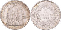 France 5 Francs Monnaie, Hercule, Paris, Argent, Gadoury:745a -