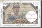 France 5 Nouveaux Francs on 500 Francs Billet, 1955-1963 Treasury -