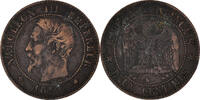 France 2 Centimes Monnaie, Napoleon III, Napoléon III, Bordeaux -