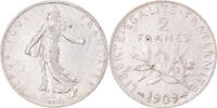 France 2 Francs Monnaie, Semeuse, Paris, Argent, Gadoury:532 -