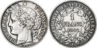 France Franc Cérès, Paris, Argent, KM:822.1 -
