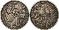 France 5 Francs Cérès, Paris, Argent, Gadoury:719, KM:761.1 -