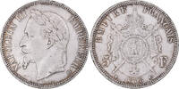 France 5 Francs Monnaie, Napoléon III, Strasbourg, Argent -
