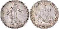 France 2 Francs Monnaie, Semeuse, Paris, Argent, Gadoury:532 -