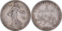 France 2 Francs Monnaie, Semeuse, Paris, Argent, Gadoury:532 -