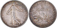 France 2 Francs Monnaie, Semeuse, Paris, Argent, Gadoury:532 -