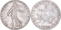 France 2 Francs Monnaie, Semeuse, Paris, Argent, Gadoury:532 -