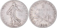France 2 Francs Monnaie, Semeuse, Paris, Argent, Gadoury:532 -