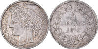 France 5 Francs Monnaie, Cérès, Bordeaux, Argent, Gadoury:529 -