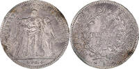 France 5 Francs Monnaie, Hercule, Paris, Argent, Gadoury:745a -