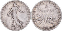 France 2 Francs Monnaie, Semeuse, Argent, KM:845.1, Gadoury:532 -