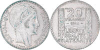 France 20 Francs Monnaie, Turin, Paris, Argent, Gadoury:852 -