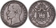 France 5 Francs Monnaie, Napoleon III, Napoléon III, Paris -