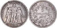 France 5 Francs Monnaie, Hercule, Bordeaux, Argent, Gadoury:745a -