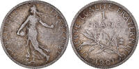 France Franc Monnaie, Semeuse, Argent, KM:844.1, Gadoury:467 -