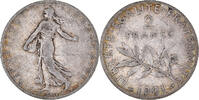 France 2 Francs Monnaie, Semeuse, Argent, Gadoury:532 -