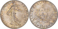 France 2 Francs Monnaie, Semeuse, Paris, Argent, KM:845.1 -